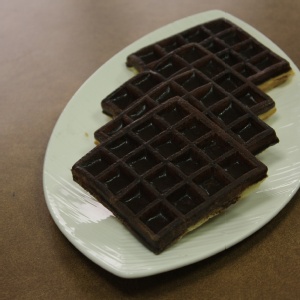 [一期一會] Chocolate waffle 黑巧克力 4入 特價：$50