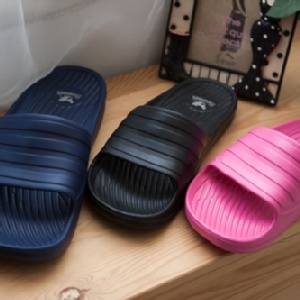 【2014秋冬新款!台灣製】EVA室內室外浴室條紋萬用拖鞋