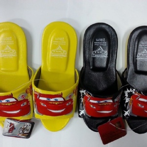 【正版迪士尼】米奇兒童室內拖鞋(黃色麥坤)