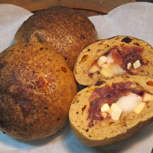 野蠻頭--堅果紅豆起士麻吉