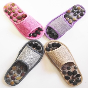 【蘿亞家居】室內腳底按摩石頭拖鞋