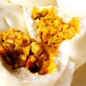 咖哩雞肉包(葷)微辣