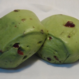 天然抹茶蔓越莓手感饅頭(野蠻頭)