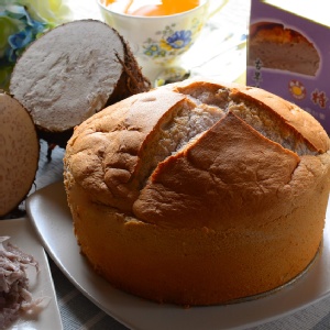 【特美香布丁蛋糕】芋頭 特價：$75