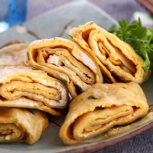 (蔥阿伯)King Size香蔥蛋餅皮-(10入)1包