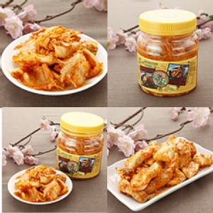 【炎記】韓式腐乳 泡菜+杏鮑菇 (綜合罐) (素食) (小辣) 特價：$135