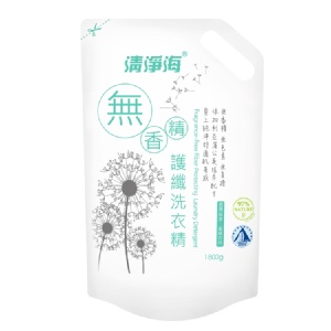 清淨海 無香精護纖洗衣精補充包 1800g 買一送一 特惠價
