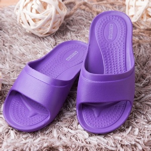 【購物台熱賣】室內室外浴室萬用抗滑超輕拖鞋(紫)