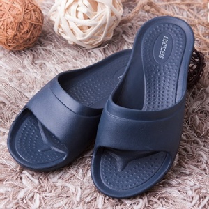 【購物台熱賣】室內室外浴室萬用抗滑超輕拖鞋(深藍)