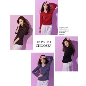 [主購禮] 訂單折扣後滿4000元 送Sonora女款圓領內刷毛保暖衣X2