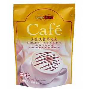 基諾飲品焦糖瑪奇朵咖啡隨身包(24公克X22包)