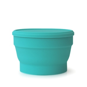 摺疊式寶寶安心碗 / 天空藍