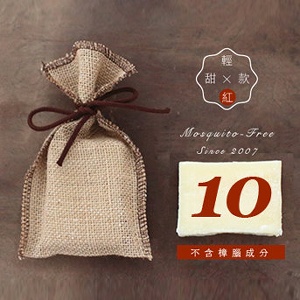 室內防蚊香磚【紅色輕甜香味】10入/組