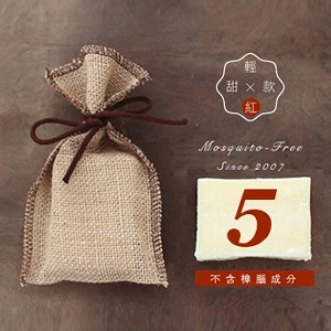 室內防蚊香磚【紅色輕甜香味】5入/組
