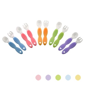 玉米田無毒環保餐具_嬰幼童小豆筴叉匙組
