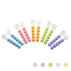 玉米田無毒環保餐具_嬰幼童糖葫蘆叉匙組