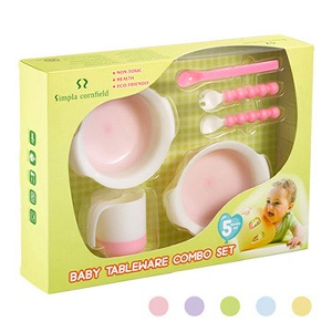 玉米田無毒環保餐具_餐具六件組 彌月禮盒