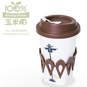 無毒健康環保隨行杯(白色稻草人)