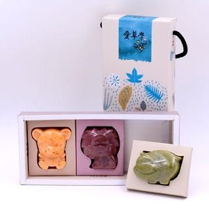 幼兒動物造型皂三入禮盒