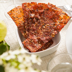 黑胡椒杏仁豬肉薄片