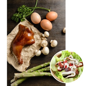 【超值組合】湖南百年果木煙燻大雞腿+戀魷冰卷(140g)1份