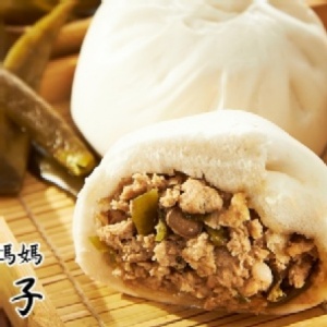 【吳媽媽包子】剝皮辣椒包 (5顆/包，單顆重100g) 特價：$76