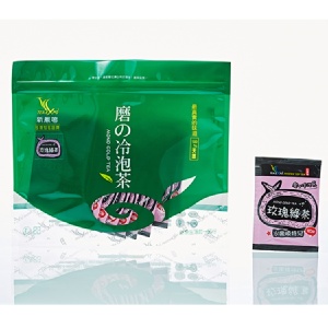 磨的冷泡 玫瑰綠茶