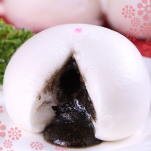 【五星級港點】麻糬流沙包(芝麻)