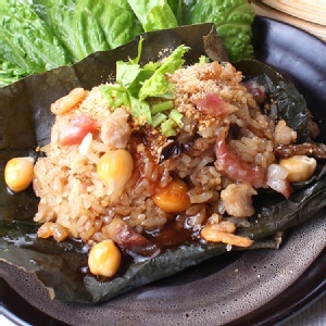 【五星級港點】荷葉珍珠雞