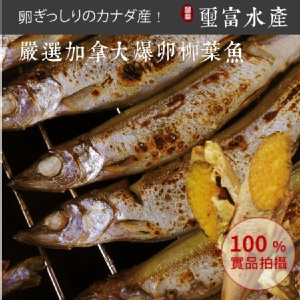 嚴選加拿大爆卵柳葉魚
