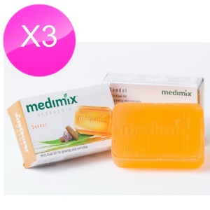 MEDIMIX草本香皂當地特價版橘色草本檀香皂3入裝
