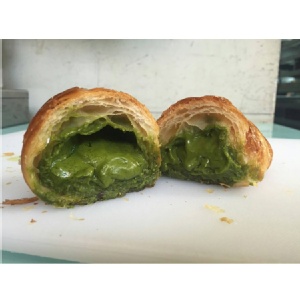 抹茶流沙可頌1入