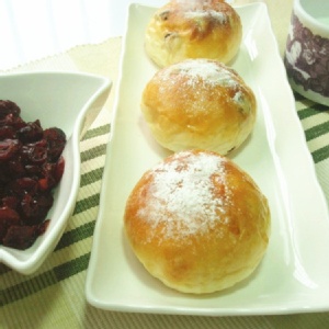 蔓越莓乳酪餐包 6入裝