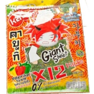KABUKI超大片烤海苔-辣味60g