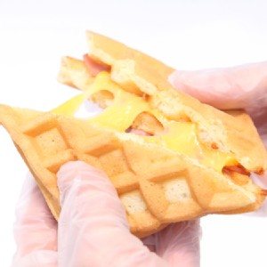 神戶鬆餅-火腿起司 特價：$25