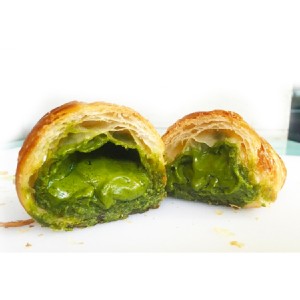 抹茶流沙可頌1入