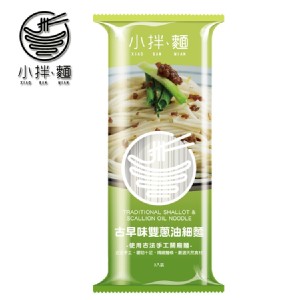 【小拌麵】古早味雙蔥油細麵3入