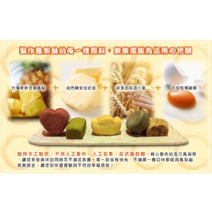 【樂樂齋】手工五行養生鳳梨酥(蛋奶素)金枝玉葉禮盒(15顆裝+5包高山烏龍茶包)
