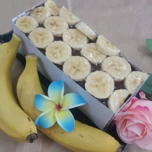 【新巧屋】巧克力香蕉爆多蛋糕(長條)