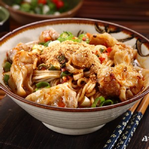 【小麵館】紅油抄手麵 特價：$38