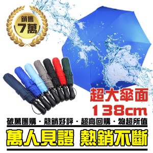 【隆嘉立】超大無敵時尚自動開收傘