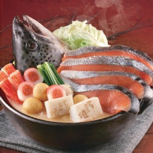 桂冠北海道石狩鍋(四片鮭魚+火鍋料+豚骨湯包) 特價：$269