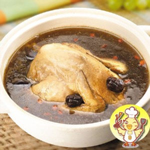 【雞婆鹹水雞】霸氣黑蒜頭雞湯