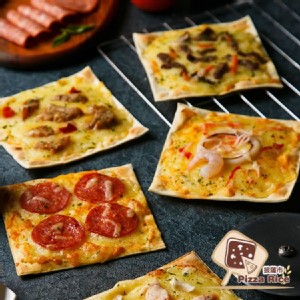 【披薩市】低卡脆皮義式纖米披薩 特價：$37