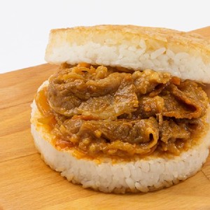 【KK Life-紅龍】壽喜牛丼米漢堡3顆