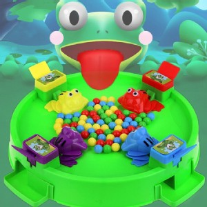 【Conalife】4人款吞珠青蛙60顆桌遊遊戲
