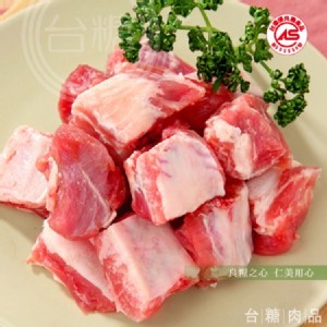 免運!【台糖】4盒 豬小排肉(600g/盒) (600g/盒)