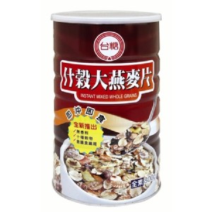 免運!【台糖】什穀大燕麥片 800g/罐 (12罐，每罐158.8元)