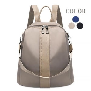 【lapagayo】個性青春輕量尼龍後背包(附可卸式側肩背帶)(PI-06317)