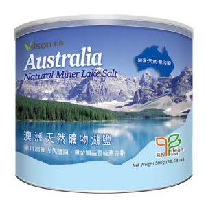 免運!【米森 vilson】澳洲湖鹽 300g/罐 (6入，每入107元)
